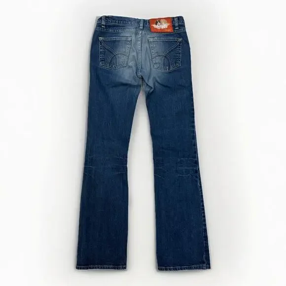 Vintage Fiorucci Womens Juniors Size 3 Straight Leg Denim Jeanss Medium Wash EUC - Picture 2 of 13